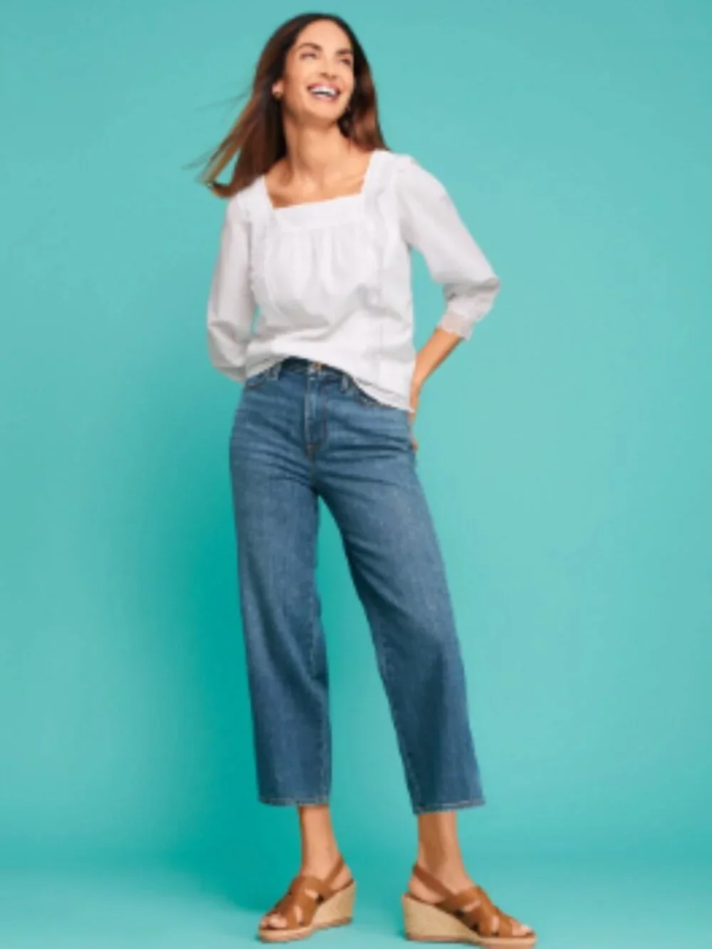 Talbots tan leather
